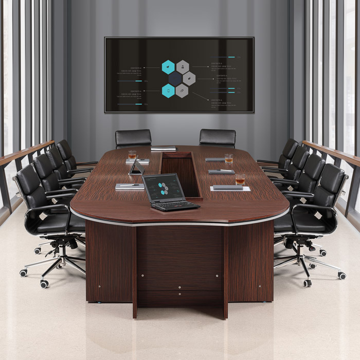 하이퍼스 ECT-ㅁ자형 클레버 연결식 회의테이블 사무실 대형 탁자 회의용