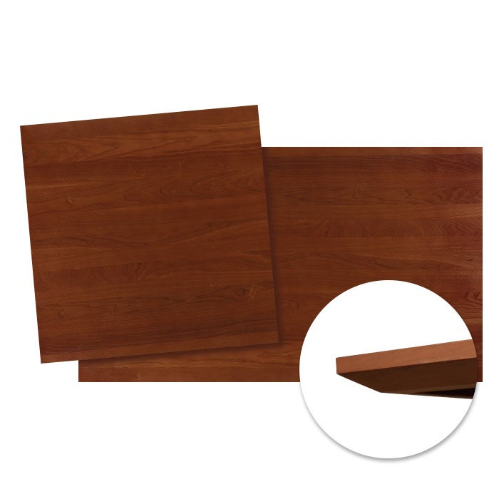 하이퍼스 월넛 무늬목 빗각 사각 테이블 상판 DIY 인테리어 업소용