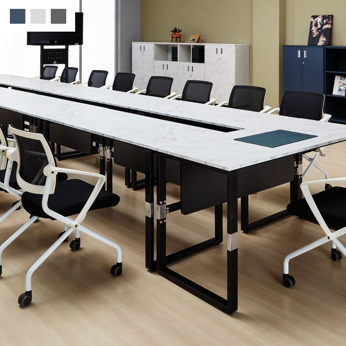 디셀 연결식 회의용테이블 수입 사무용 회의실 책상 대형 탁자