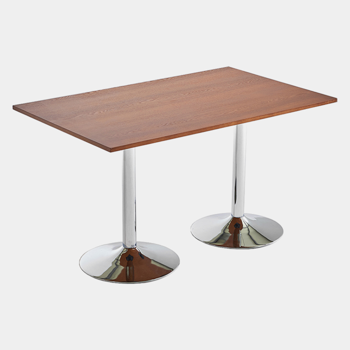 디스크 테이블 실버프레임 T607 인테리어 식탁 카페 사각 탁자 DS